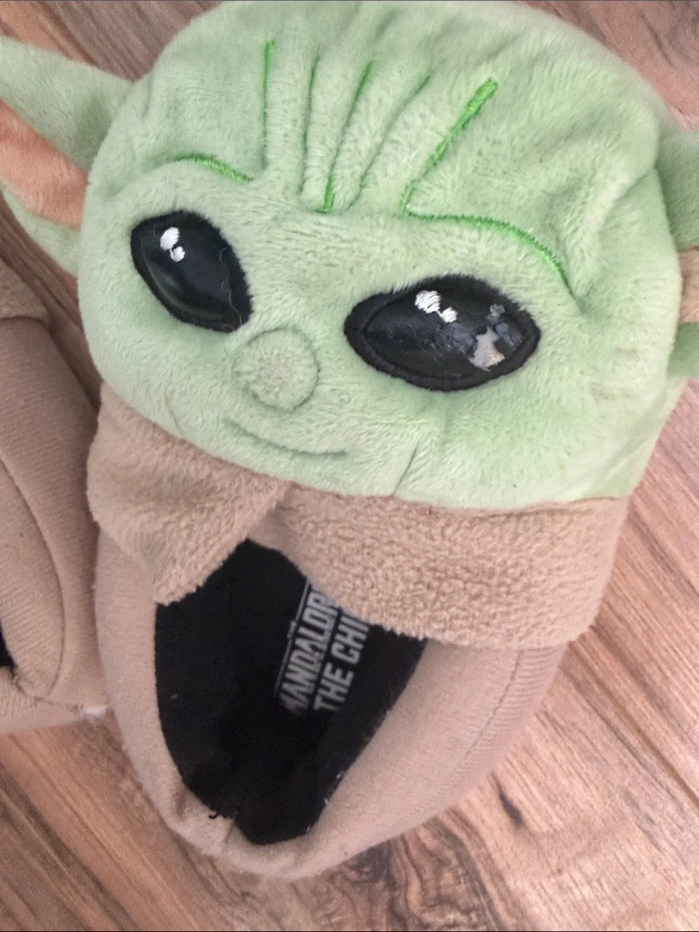 The Child Plush Character Kids Slippers - Green